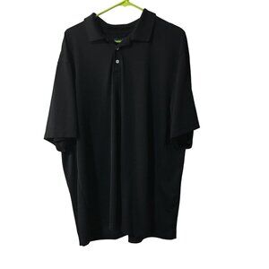 CHAPS 78 STAY DRY LIGHTWEIGHT BLACK GOLF POLO MENS XXL